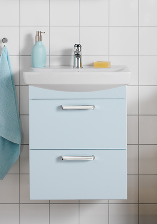 Badrumsskåp Hafa Life Lådfront 500 Mm Ljusblå Matt